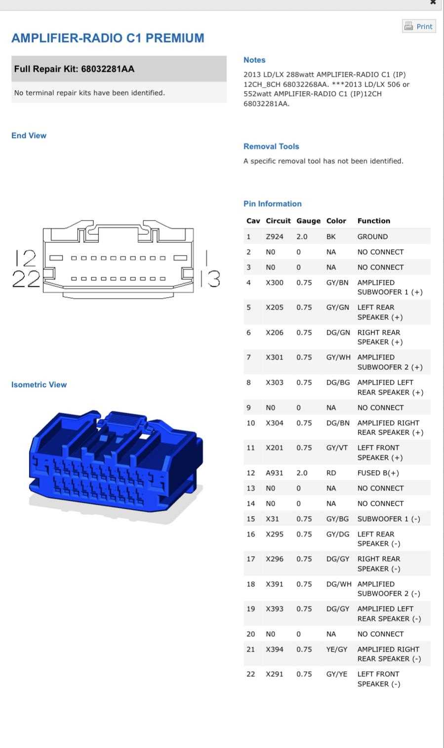 2018 dodge durango parts diagram