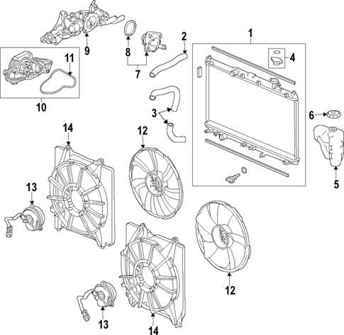 2019 honda pilot parts diagram