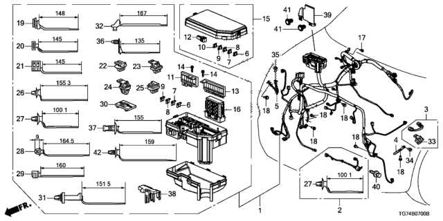 2019 honda pilot parts diagram