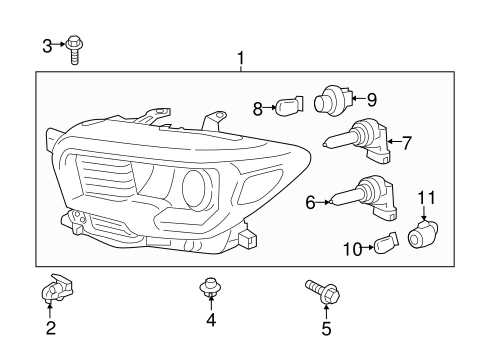 2019 toyota tacoma parts diagram