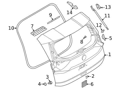 2021 nissan rogue parts diagram