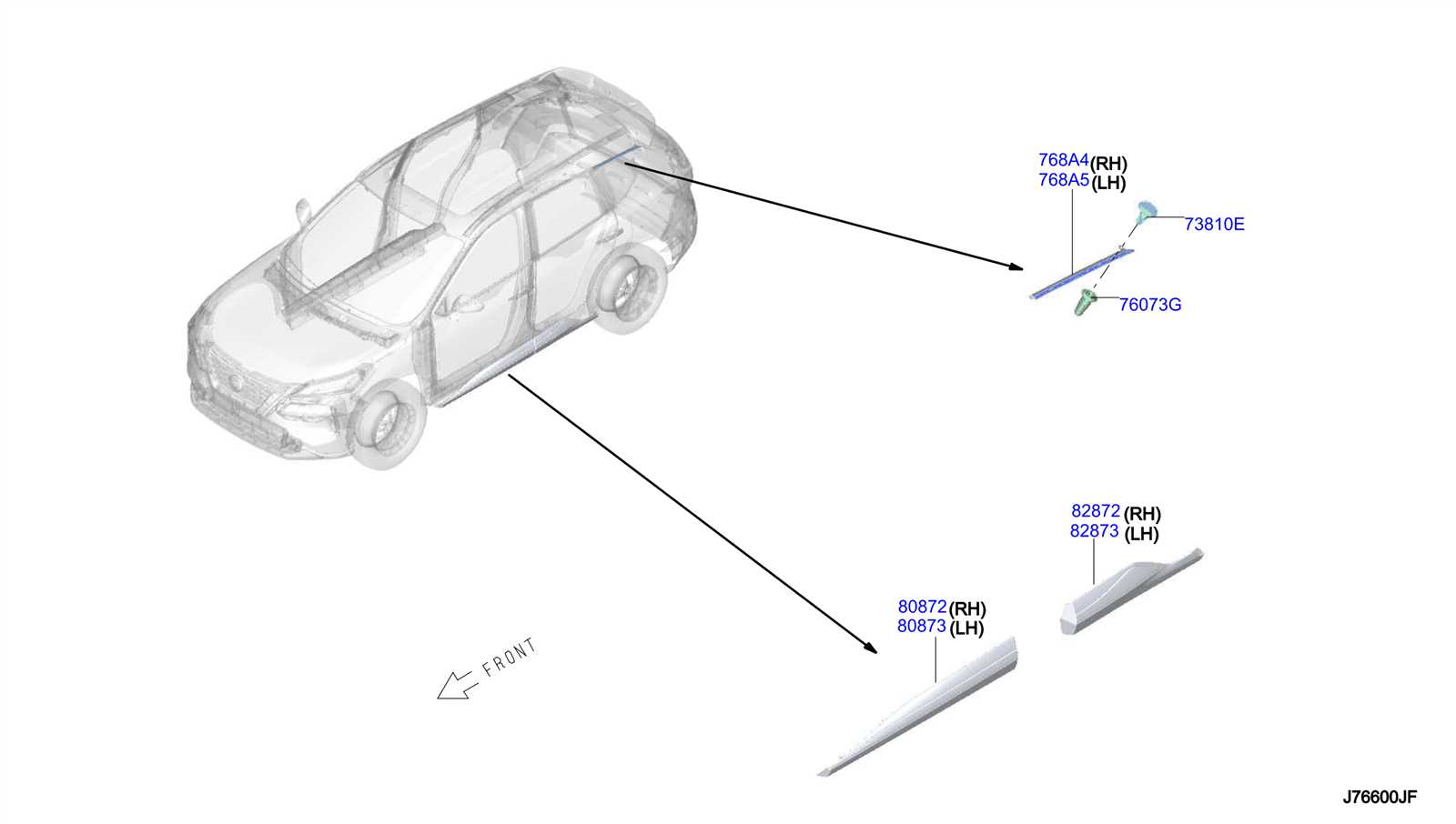 2021 nissan rogue parts diagram