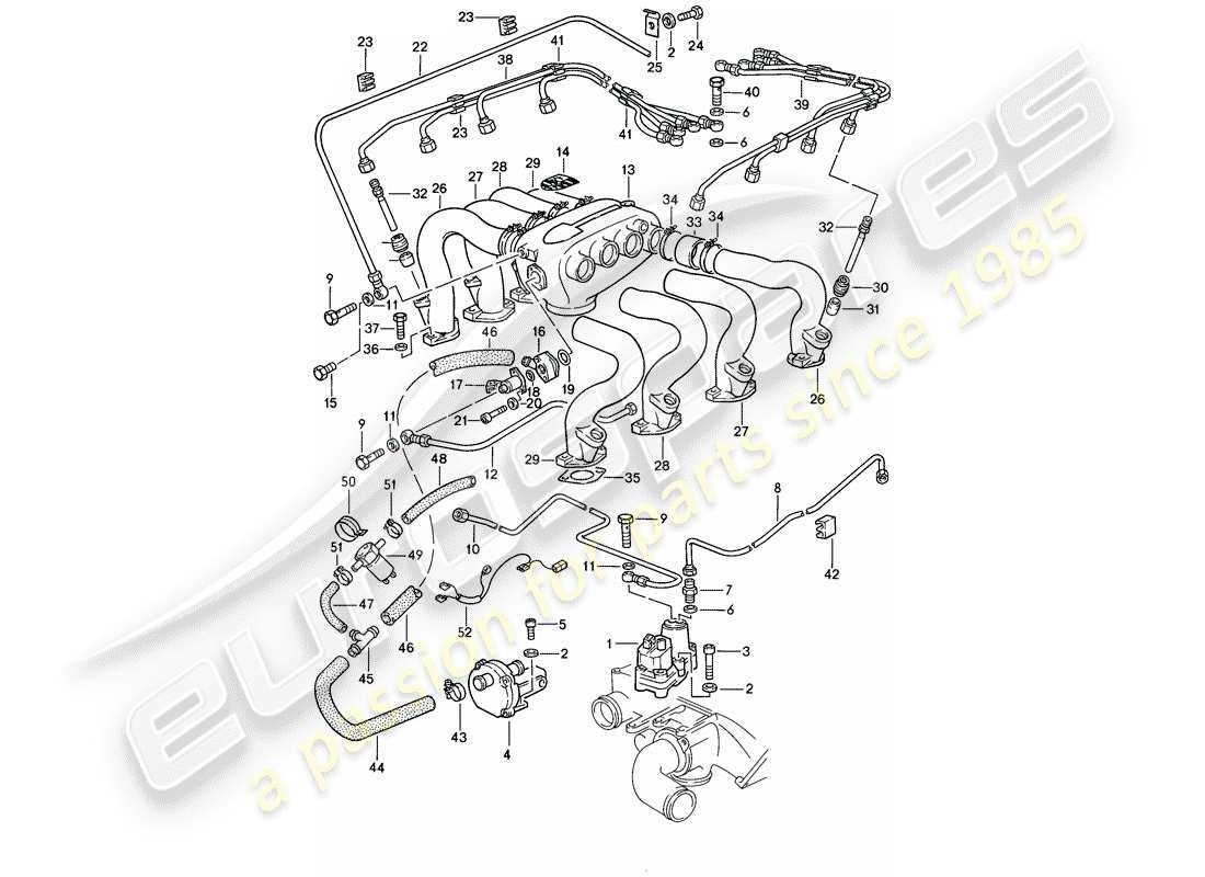 porsche 928 parts diagram