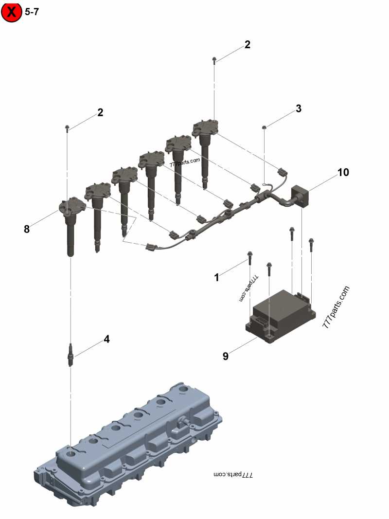 parts of a spark plug diagram
