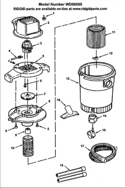 ridgid tile saw parts diagram