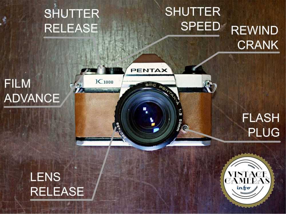 pentax k1000 parts diagram