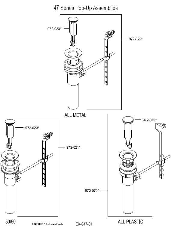 pfister parts diagram