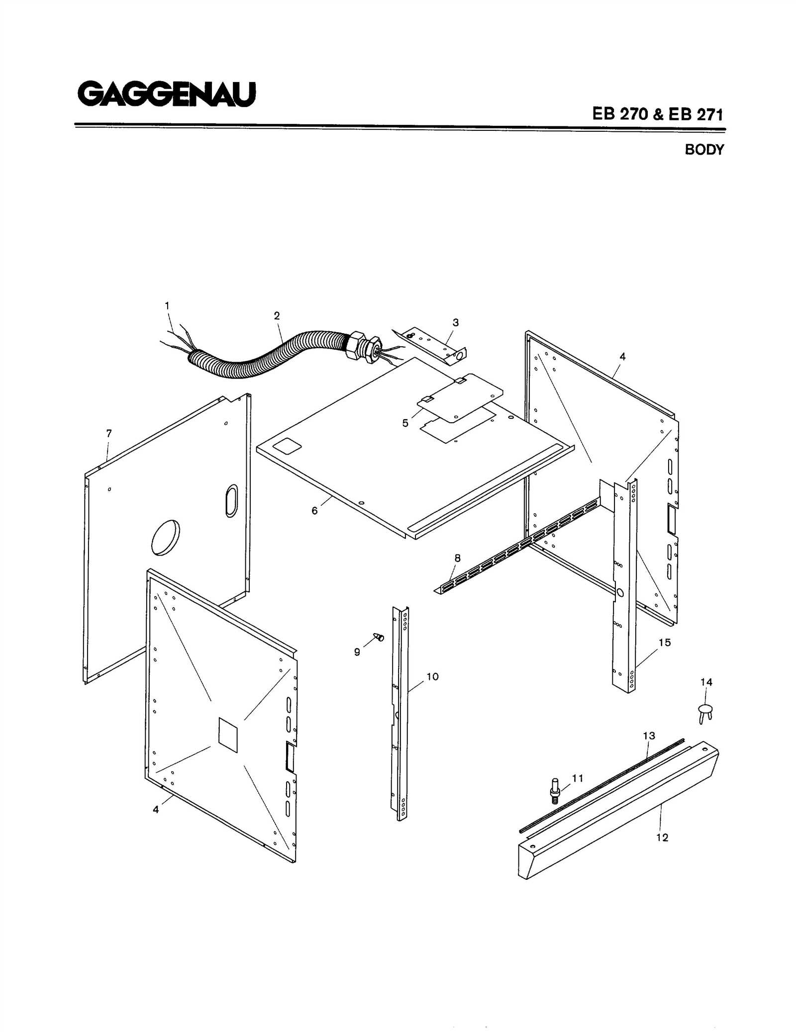 gaggenau parts diagram