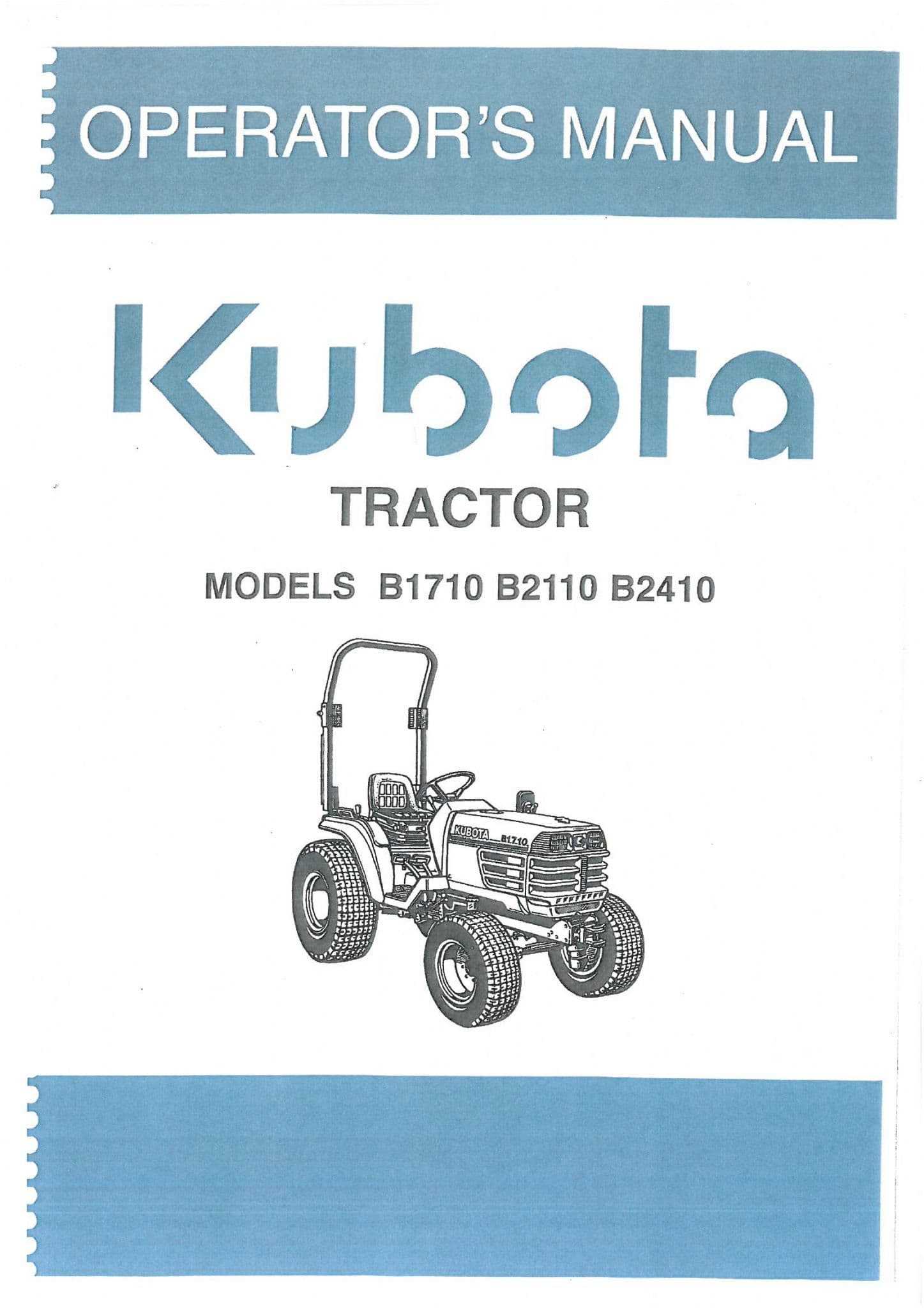 kubota b2410 parts diagram