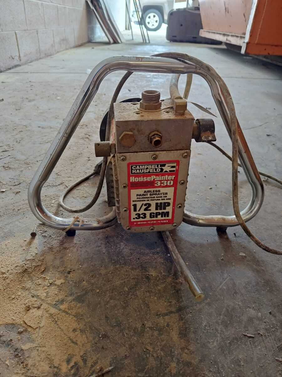 campbell hausfeld paint sprayer parts diagram