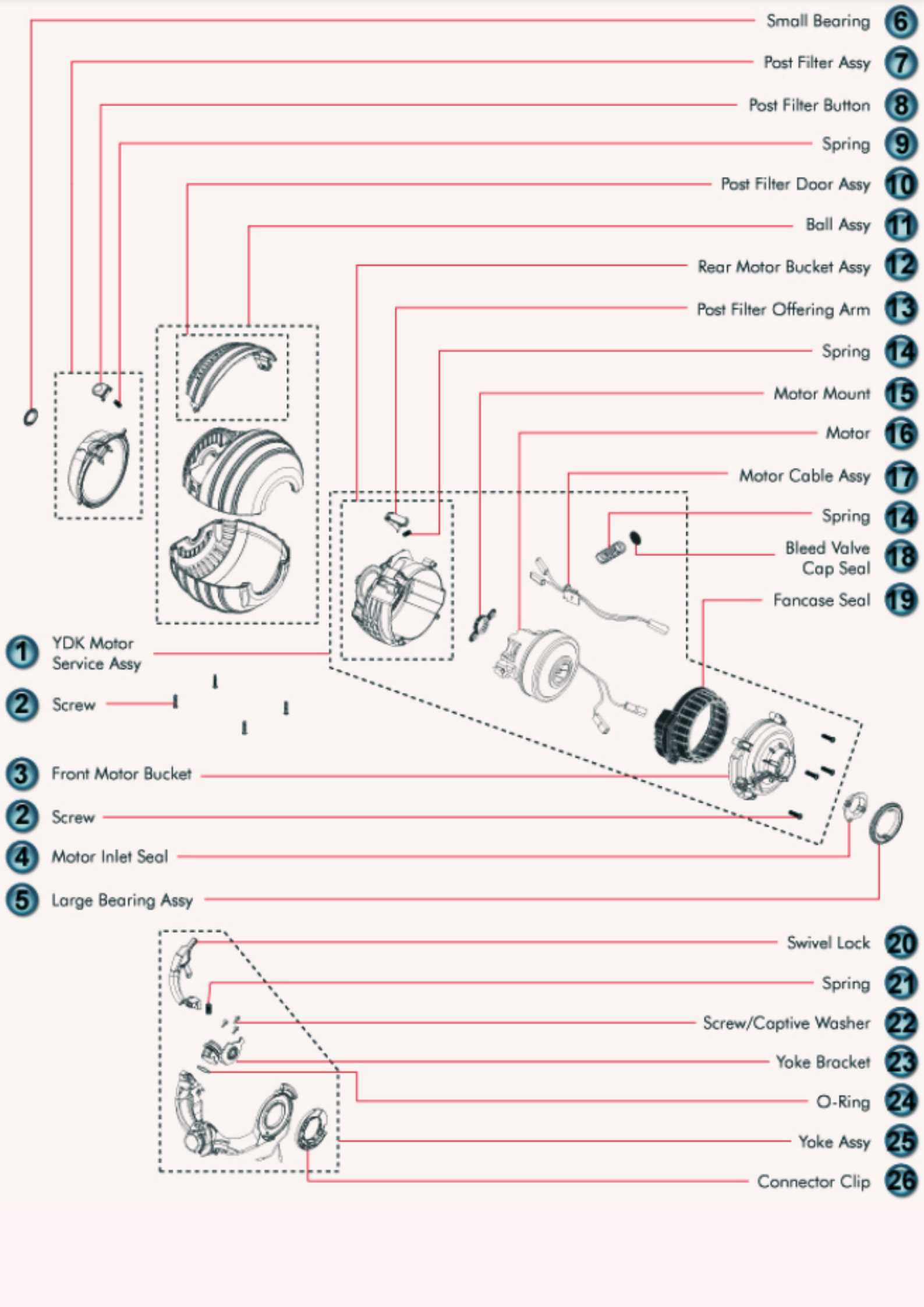 dyson dc40 parts diagram