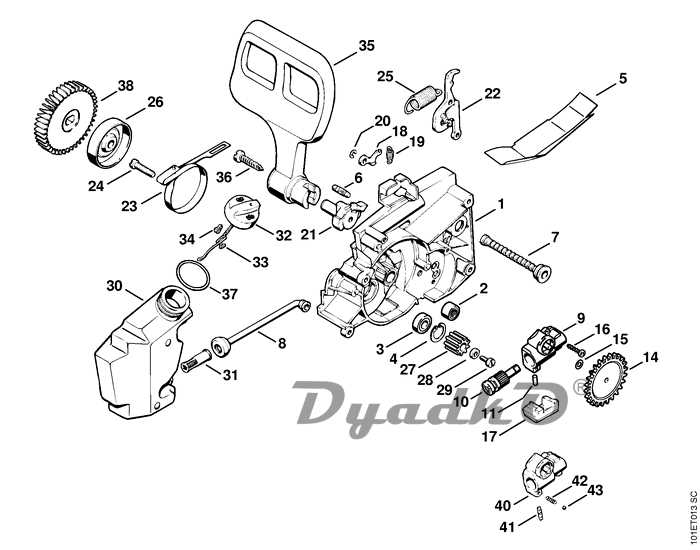 stihl ms180c parts diagram