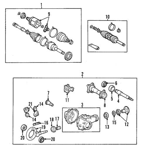 1995 toyota tacoma parts diagram