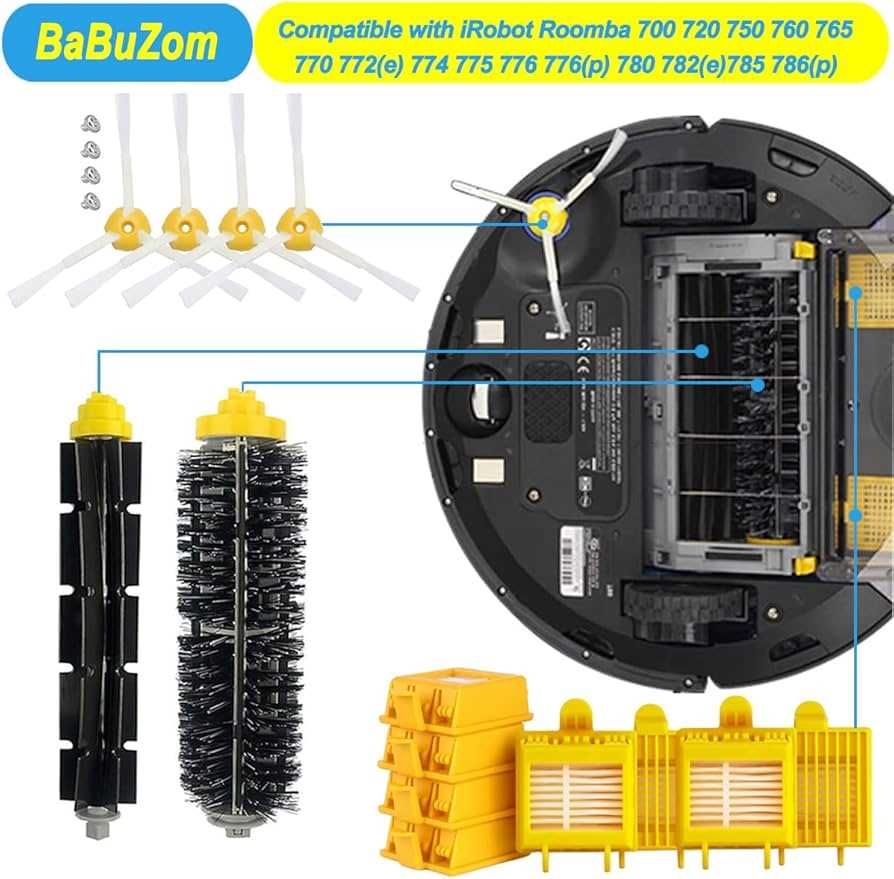roomba 880 parts diagram