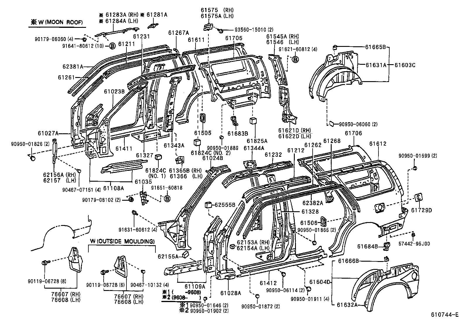 toyota parts diagram 4runner