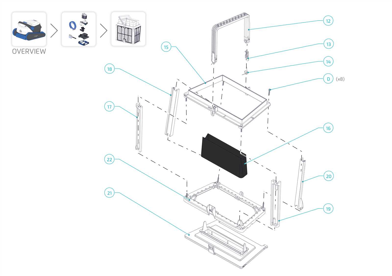 dolphin active 30 parts diagram