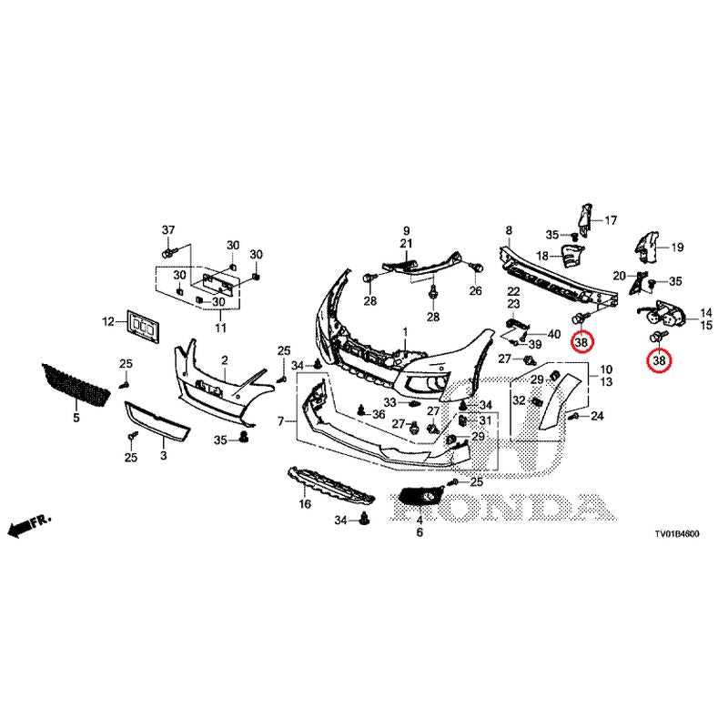 2017 honda civic parts diagram