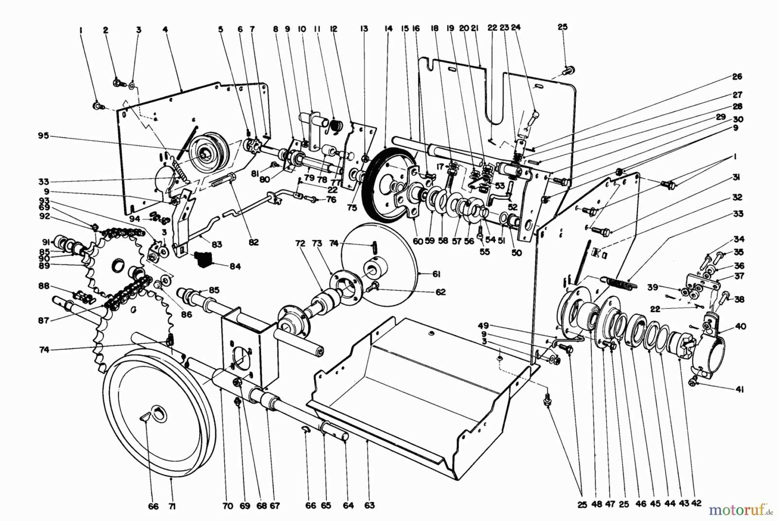 toro 1132 snowblower parts diagram