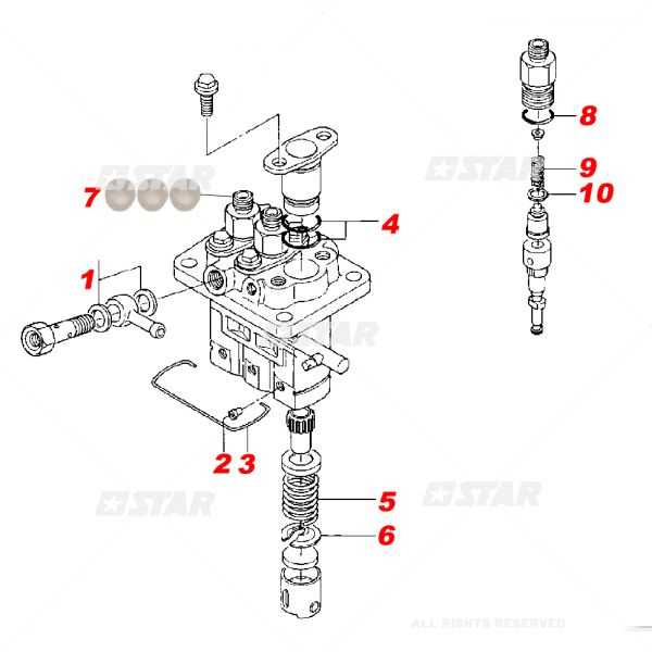 zexel injection pump parts diagram