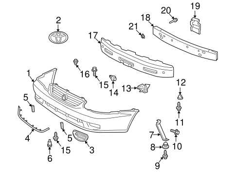 2001 toyota corolla parts diagram