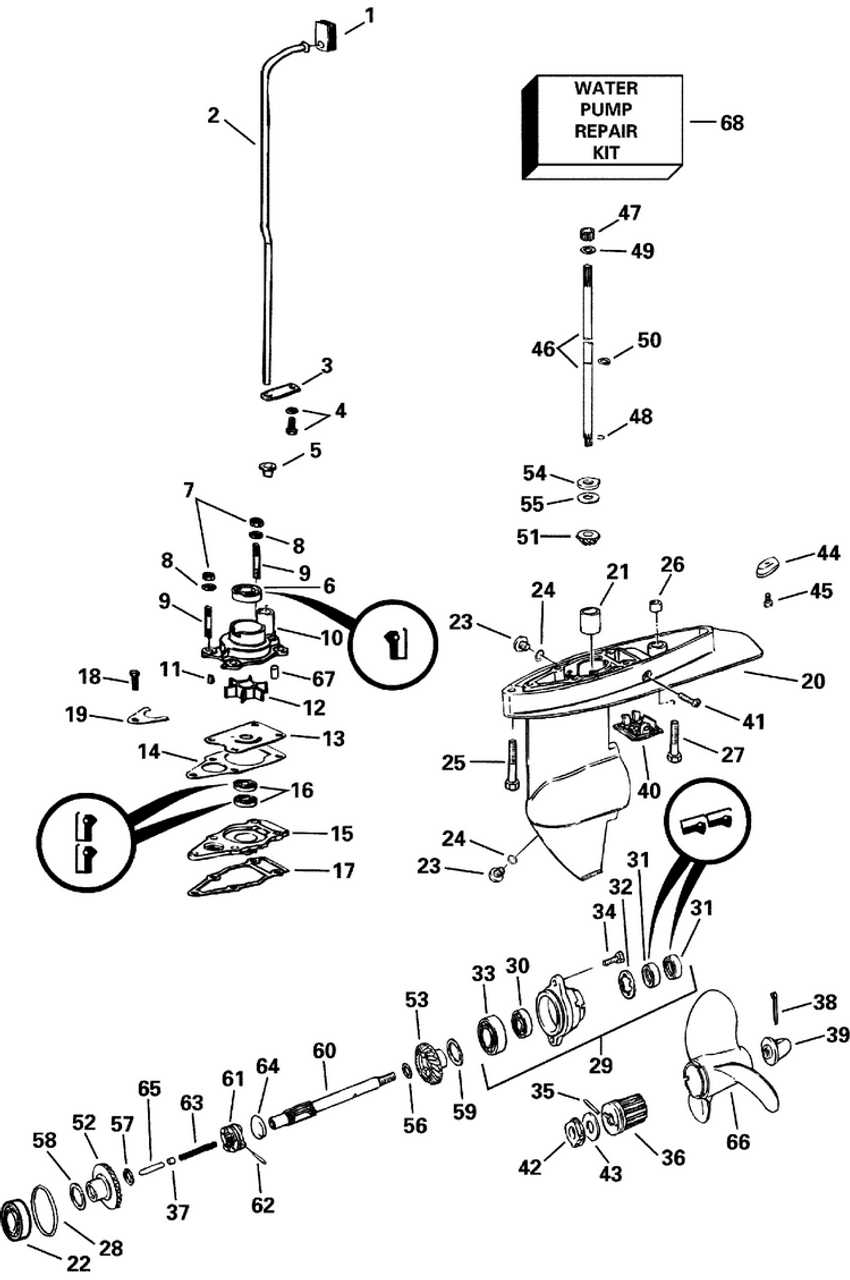 35 hp johnson outboard parts diagram