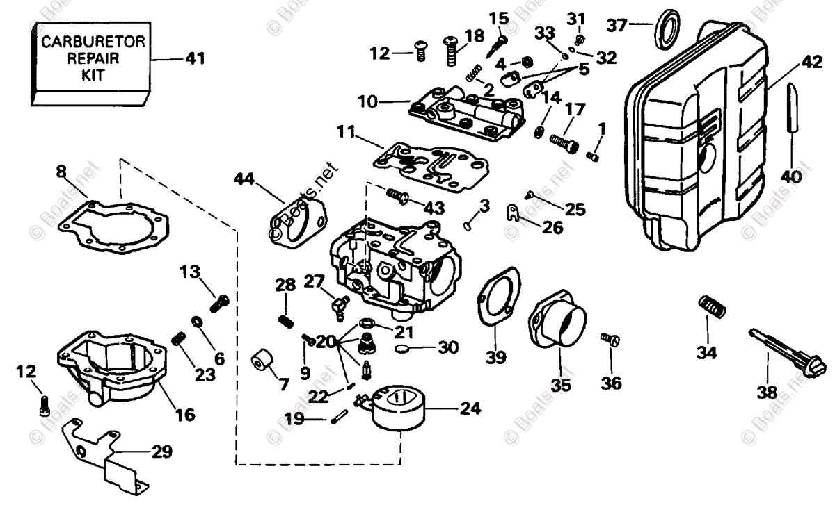 35 hp johnson outboard parts diagram