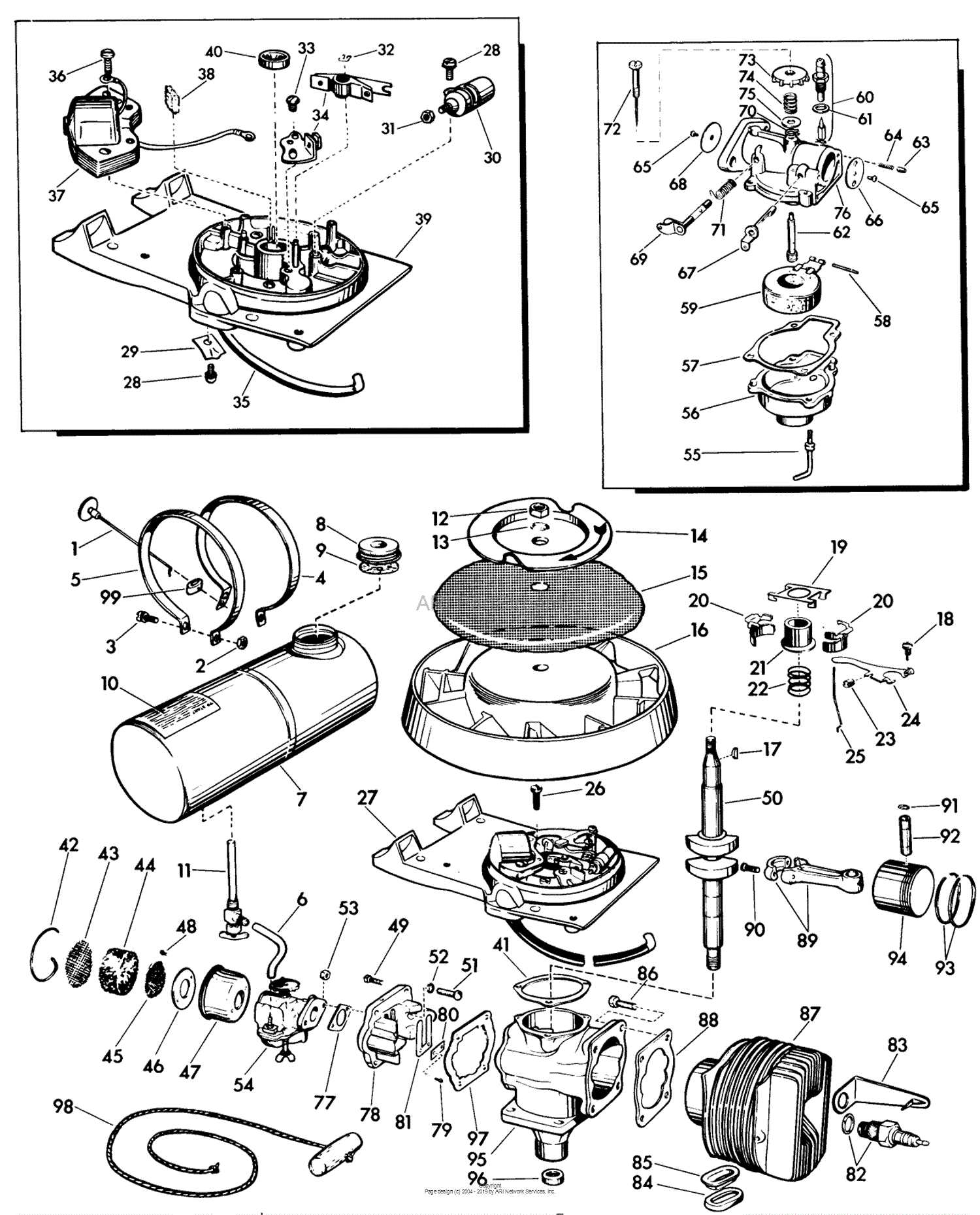 35 hp johnson outboard parts diagram