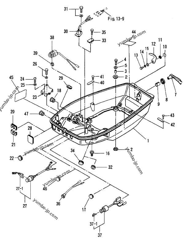 40 hp mercury outboard parts diagrams