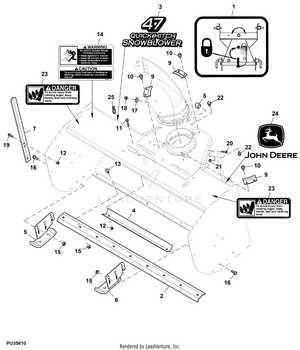 47 inch john deere 47 snowblower parts diagram
