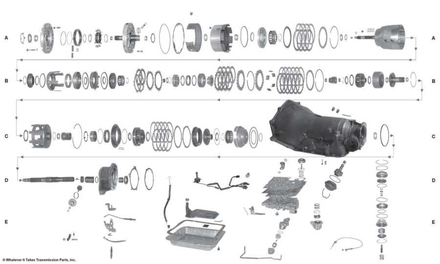 4r100 parts diagram