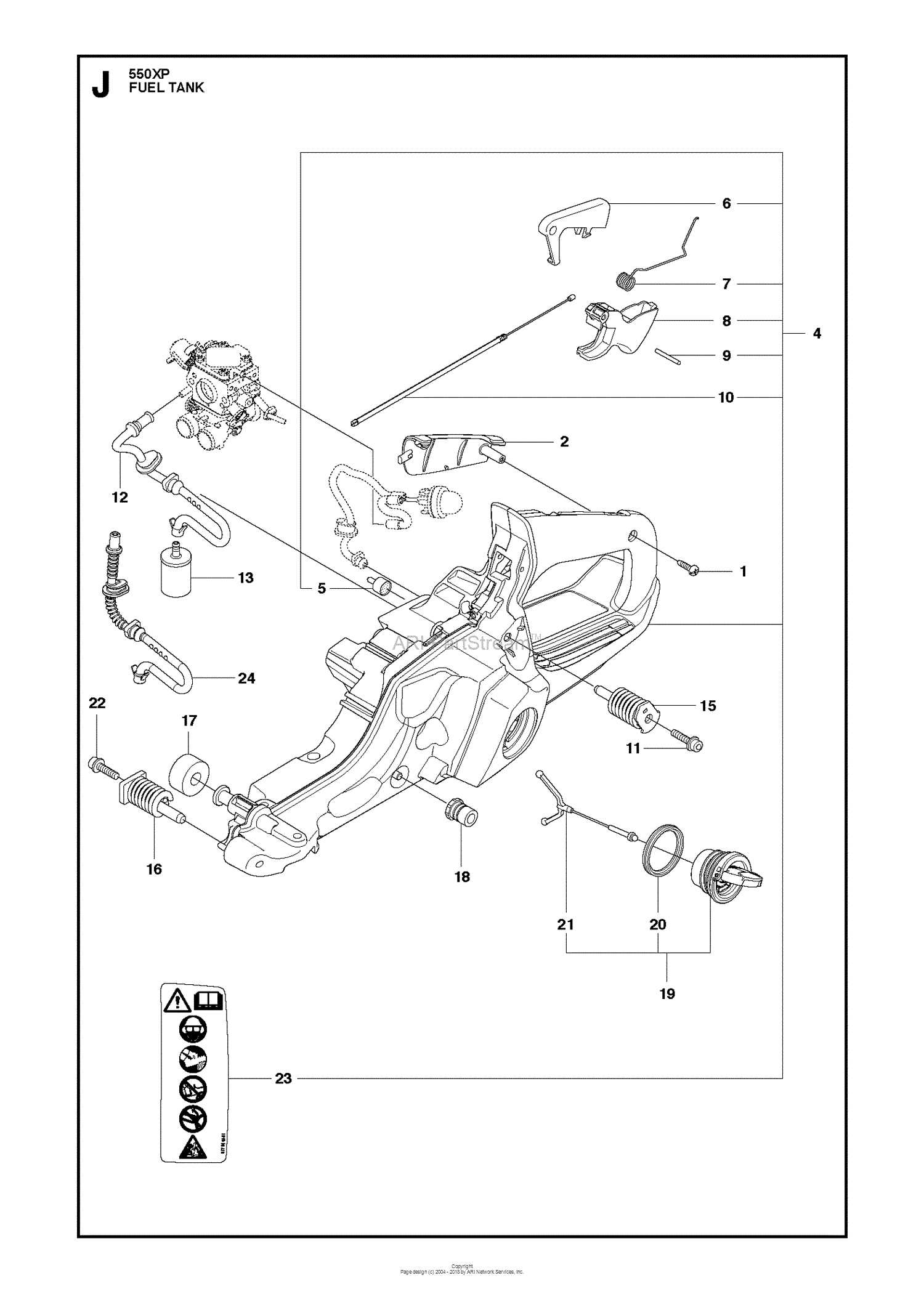 550xp parts diagram