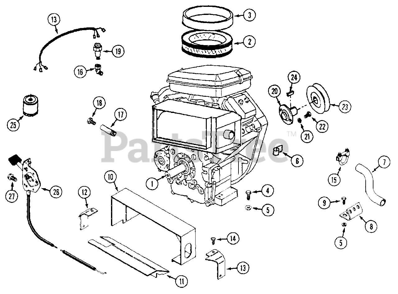 5hp briggs and stratton engine parts diagram