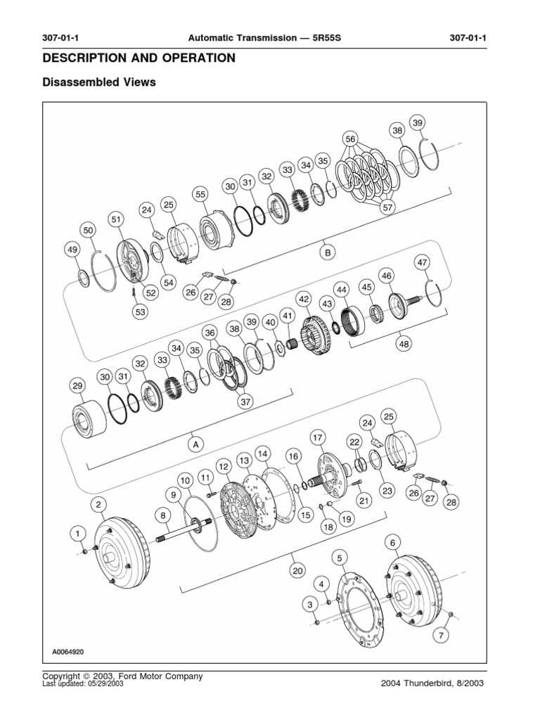 5r55e transmission parts diagram