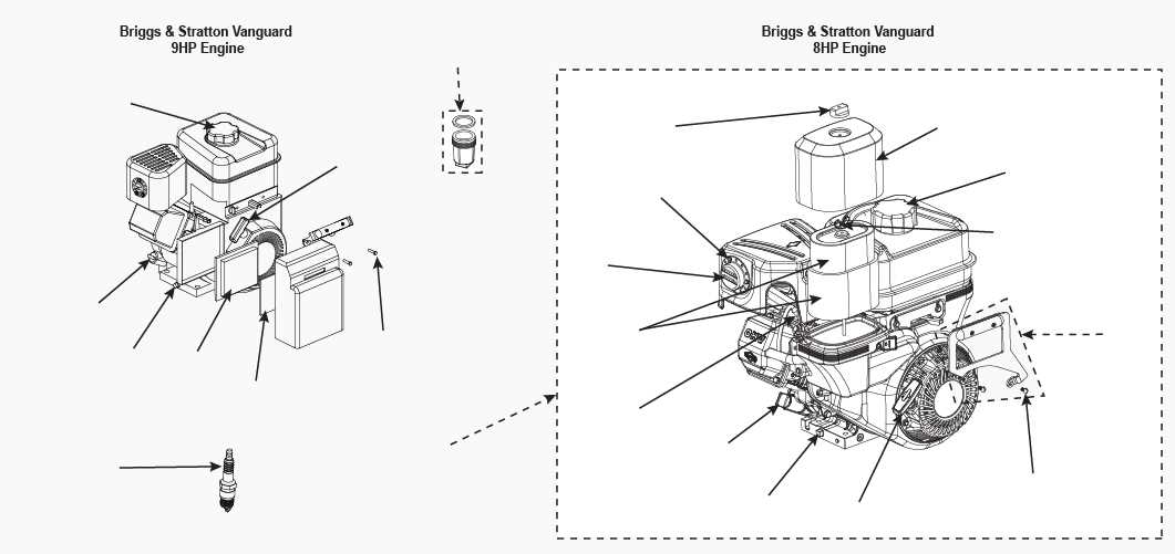 8 hp briggs and stratton engine parts diagram