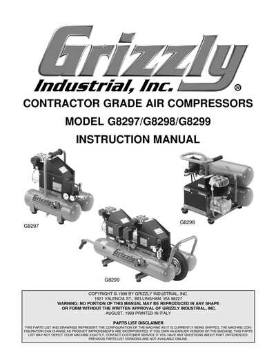 air compressor parts diagram