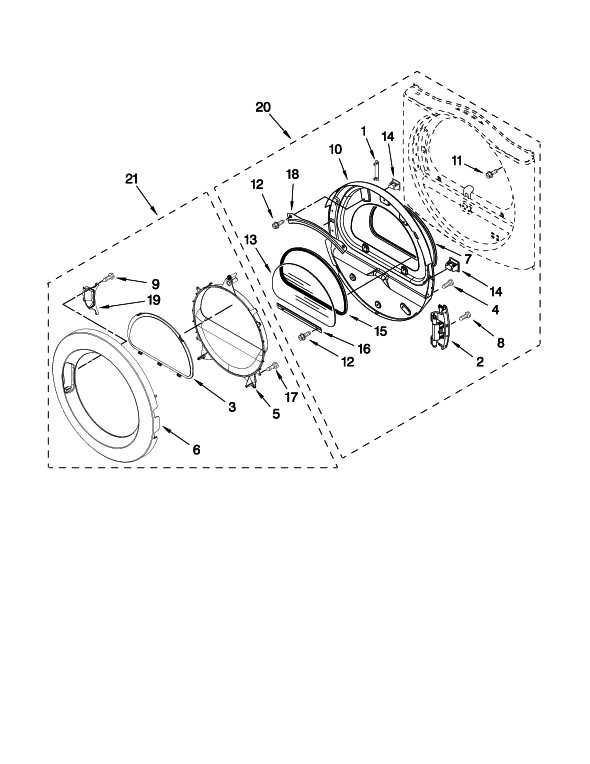 amana tandem 7300 parts diagram