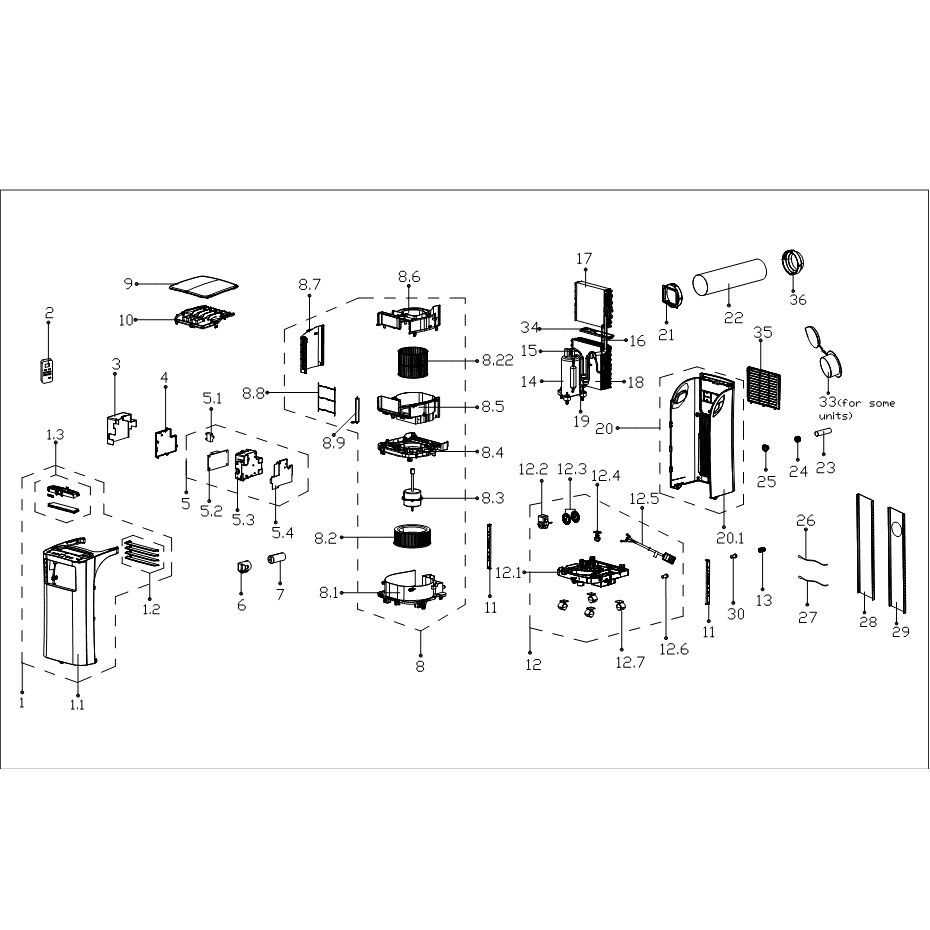 arctic king air conditioner parts diagram