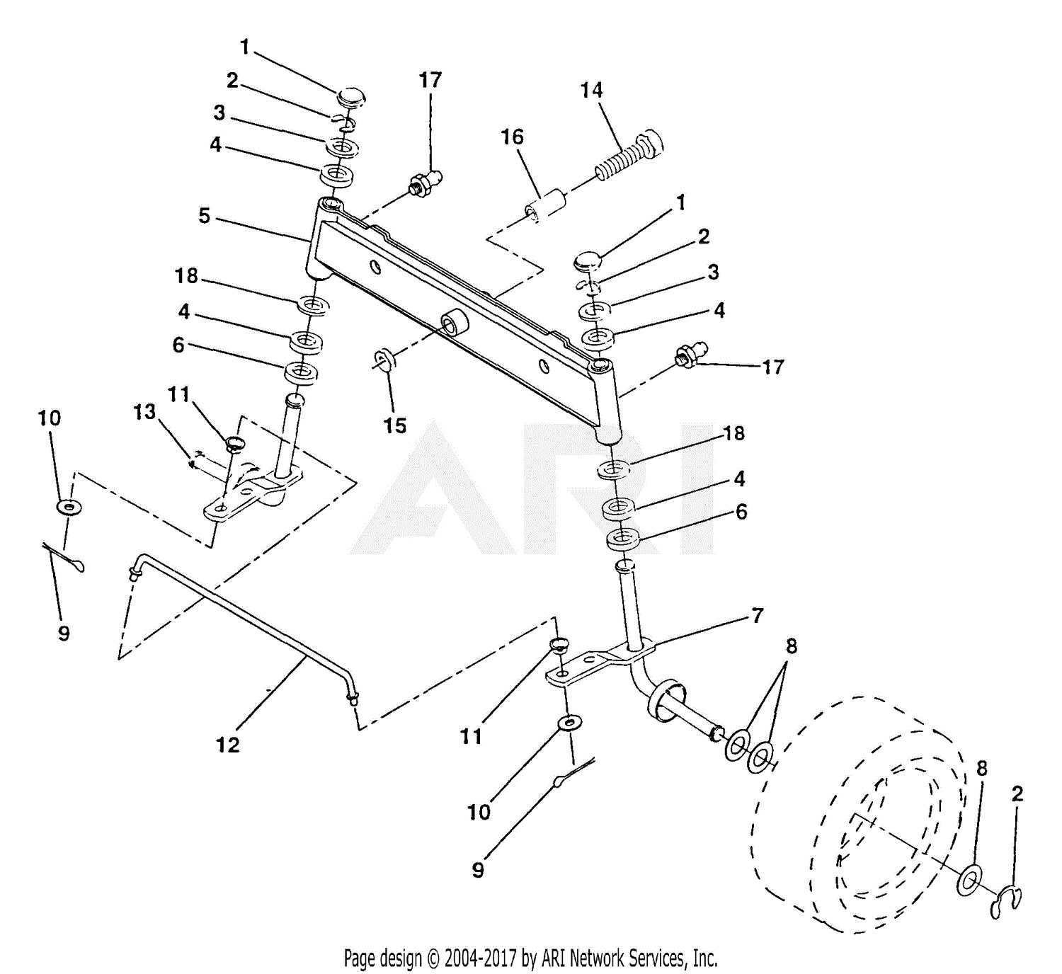 axle parts diagram