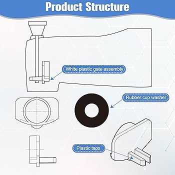 bathtub faucet parts diagram