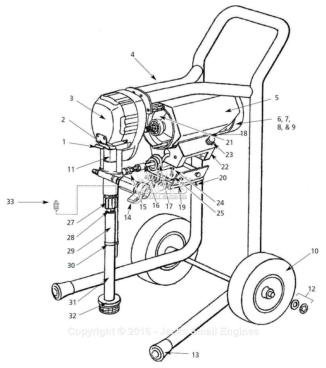 campbell hausfeld paint sprayer parts diagram