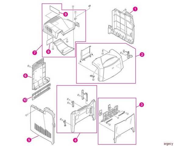 canon printer parts diagram
