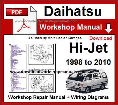 daihatsu hijet parts diagram