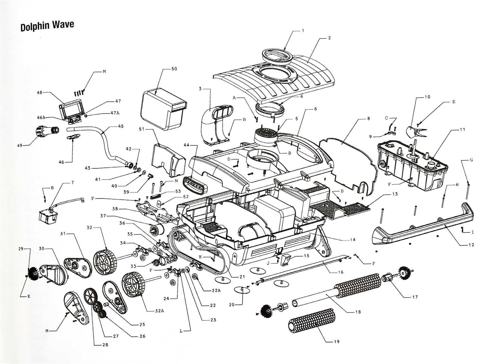 dolphin active 30 parts diagram