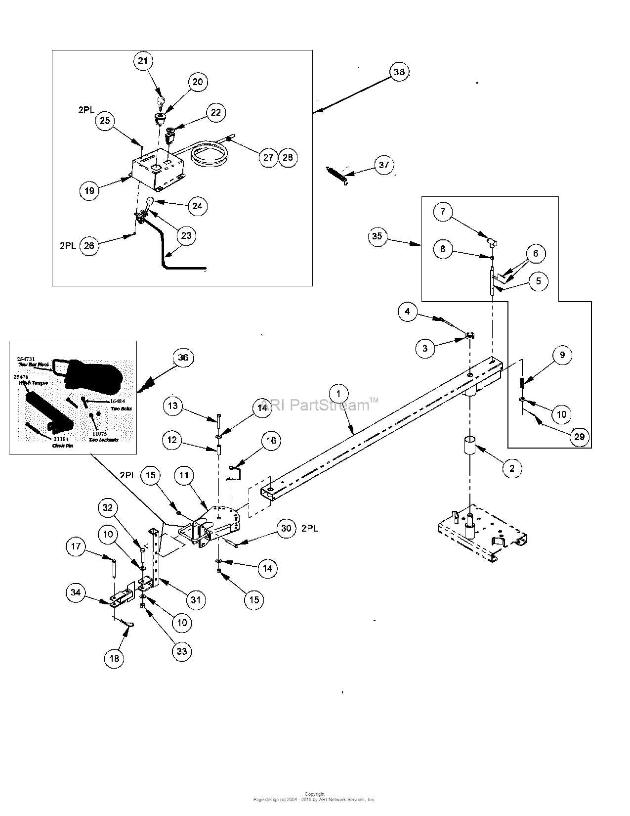 dr brush mower parts diagram