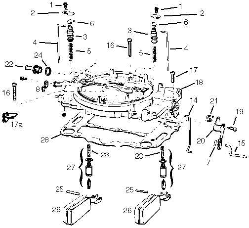 edelbrock carb parts diagram