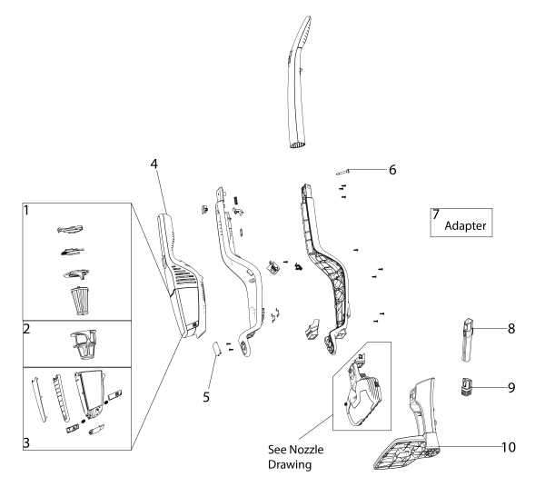 electrolux central vacuum parts diagram