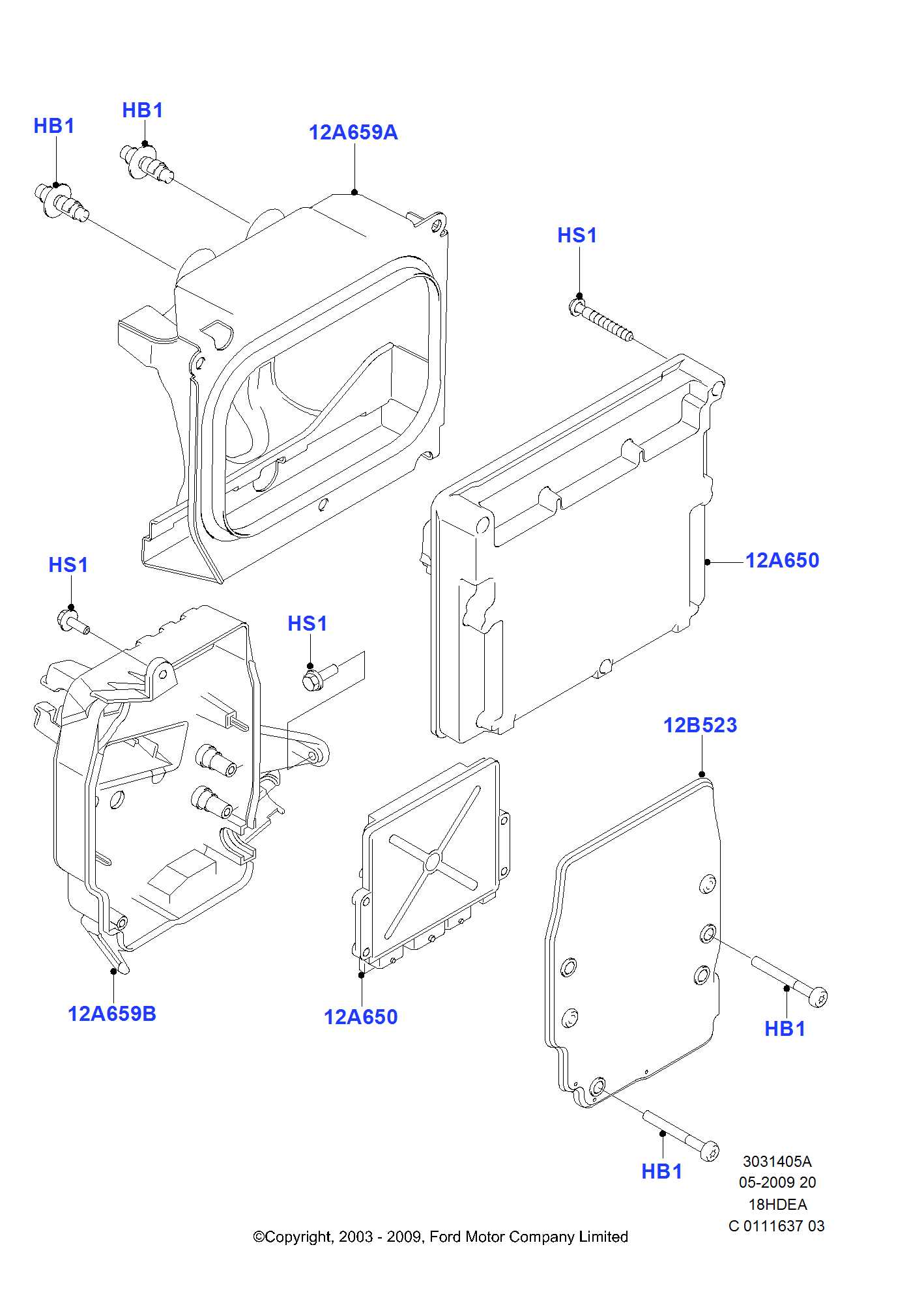 ford focus engine parts diagram