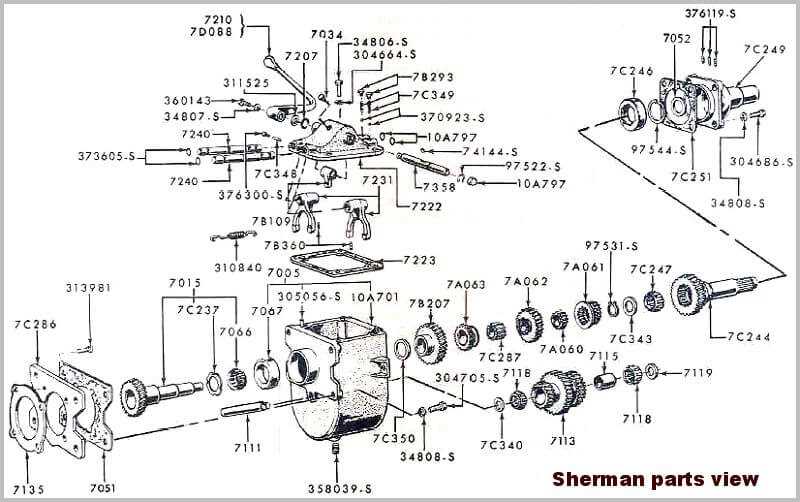 ford jubilee parts diagram