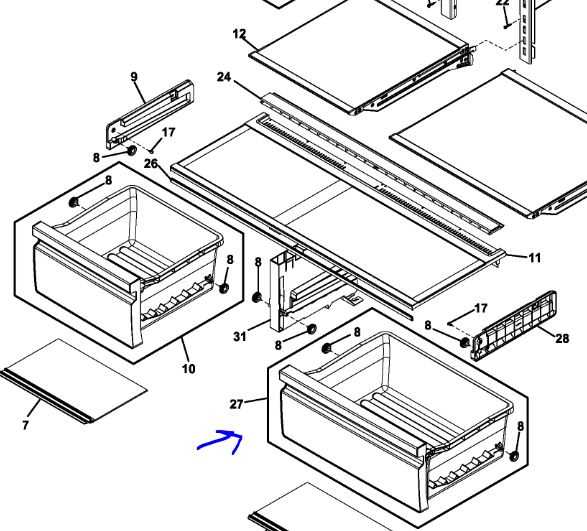 frigidaire gallery refrigerator parts diagram