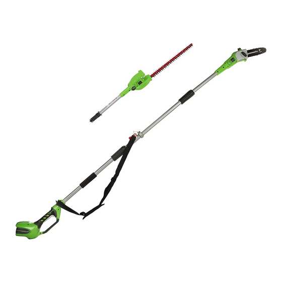 greenworks pole saw parts diagram